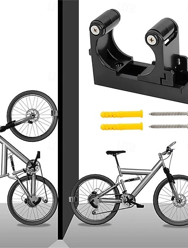  sykkelveggmontert garasje sykkelstativ justerbar opphengshenger oppbevaring sykkelgarasje hjem, horisontal sykkelkrok sykkelholder terrengsykkel/landeveissykkel