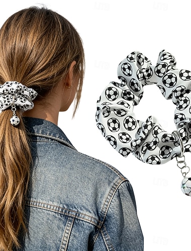  5 stk. hårtilbehør til fotballkamp 2026 fotballmamma fotball fritidsklær barn voksne unisex hverdagsklær kampantrekk