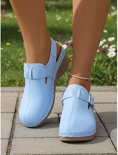  Orange mules til kvinder – komfortable sandaler med justerbare stropper, afslappet klassisk stil til rejser, gåture udendørs, havearbejde &daglig brug