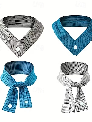  3 stk. kjølende ishalsbånd, ishåndkle, svettehåndkle, isbånd etter fødsel, sportshodeskjerf, kjølende isbandana, ideell for utendørsaktiviteter som fotturer og basecamping i mildt varme sommermåneder.