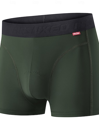  Arsuxeo Męskie Jednokolorowe Szosowe Spodenki Rowerowe Bokserki rowerowe Spodnie na rower Rower Szorty Bielizna Spodenki Dopasowana Sport Wentylacja Redukuje odparzenia Wygodny Ochronne Czarny Ziele