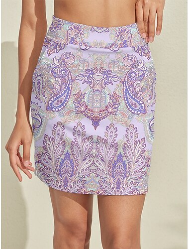  Mulheres Saia de tênis Saia de golfe Roxo Saias Roupas femininas de golfe, roupas, roupas, roupas