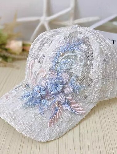  Damen Hut Baseballkappe Sonnenschutz Täglich Outdoor Straße Blumen Blumen