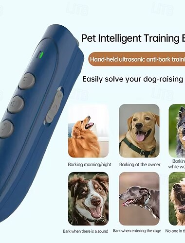  جهاز محمول للتحكم في نباح الكلاب، يُشحن عبر منفذ USB، لردع نباح الكلاب وتدريب الحيوانات الأليفة