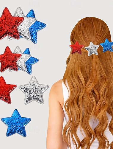  250e anniversaire des États-Unis Plus d'accessoires ancien Éclat Paillettes Enfant Adulte Unisexe Jour de l'Indépendance / 4 Juillet 4 Juillet Cadeau Se déguiser