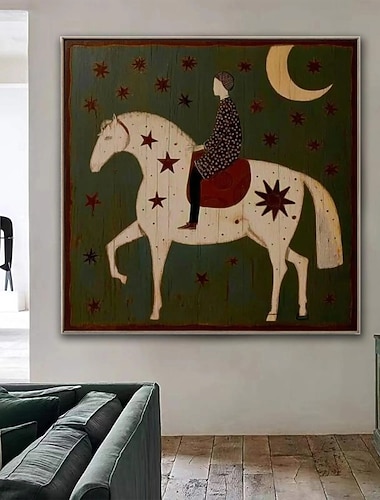  Ölgemälde Handgemalte Quadrat Abstrakt Modern Ohne Innenrahmen (ohne Rahmen)