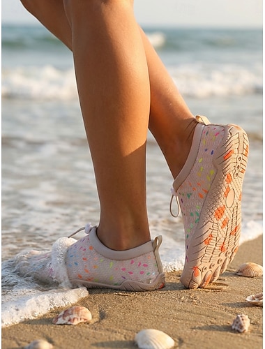  Dames instapschoenen voor in het water – lichtgewicht, sneldrogende, minimalistische waterschoenen, ademende, antislip zwemschoenen voor strand, zwembad, surfen, reizen en tuinieren.