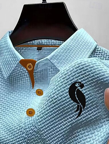  رجالي قمصان بولو الوافل محكم فضفاض عمل Lapel كم قصير أساسي الحديث عصفور ضعيف تبريد للربيع والصيف أزرق أسود أبيض أزرق البحرية رمادي أزرق فاتح قمصان بولو الوافل
