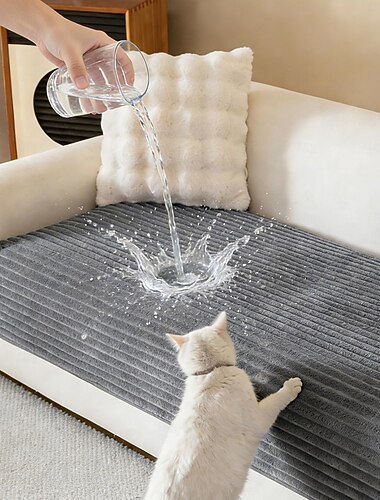  100 % wasserdichter Sofabezug, waschbarer Hundesofabezug, rutschfester Bezug für 3-Sitzer-Sofas, haustierfreundlich, Sofaschutzbezug, Hundebettbezug