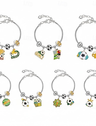  Verdensfotballkamp 2026 armbånd Fotball Dagligdagstøy Barne Voksne Unisex Avslappet utendørs Kamp Kle deg opp