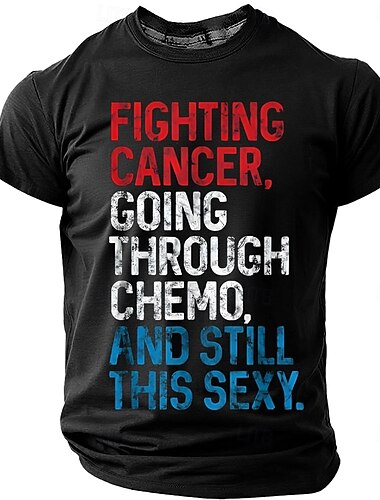  férfi rákkal küzd, kemoterápián megy keresztül, mégis ez a szexi piros fehér kék inspiráló harcos ajándék póló grafikával, normál szabású ráktudatosságról és felépülésről, designer ruházat S M L X