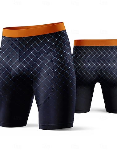  Męskie Geometryczny Szosowe Spodenki Rowerowe Spodenki rowerowe Szorty rowerowe z wkładką Rower Szorty Doły Opinający / a Sport Wkładka 3D Szybkie wysychanie Odvádí pot Oddychający Niebieski Odzież