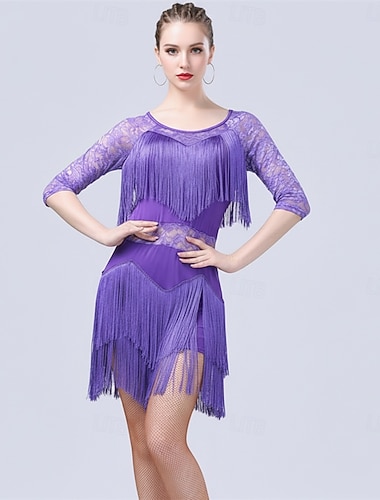  damesjurk voor repetities en optredens in Latijns-Amerikaanse dans