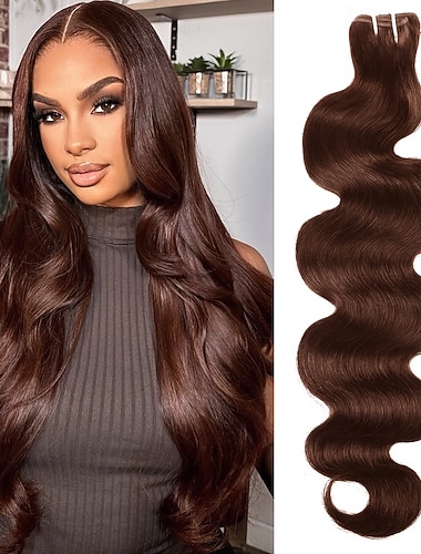  1 Bündel Haarwebereien Brasilianisches Haar Bodywave Haarverlängerungen Remy Echthaar Vorgefärbte Haarverlängerungen 16-26 Zoll