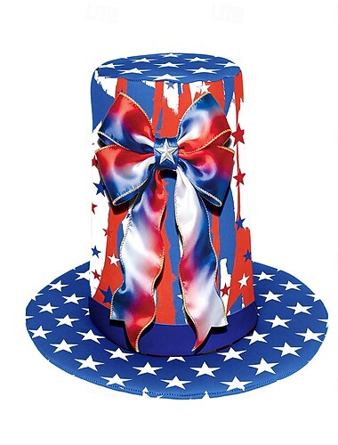  250 års klær uavhengighetsdag hatt 3D digital utskrift utenlandshandel hot salg festival ytelse festivalhatt