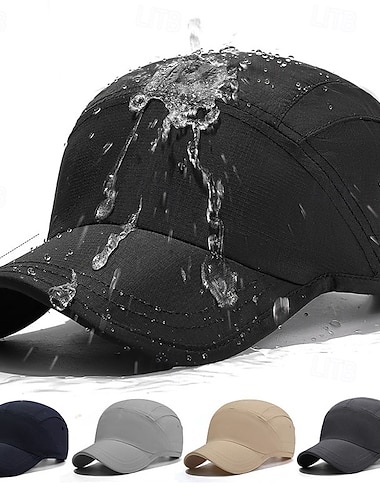  Boné de Baseball Boné de Corrida Chapéu de Sol Unisexo Larga Boné de Corrida Cor Sólida Proteção Solar A Prova de Vento Dissipação de calor para Tênis Basebal Ciclismo Verão Primavera Inverno