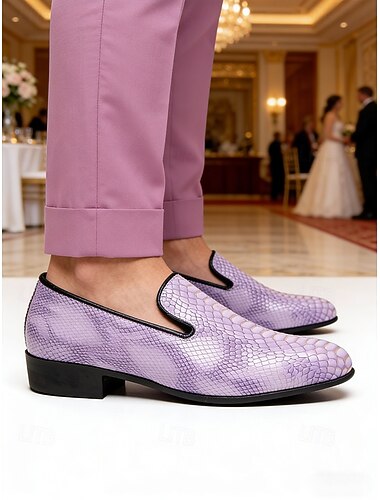  Mocassins bleus pour homme en similicuir à motif crocodile, modèle à enfiler, style moderne et élégant, parfaits pour les hommes élégants lors de soirées, d'occasions spéciales et de mariages.