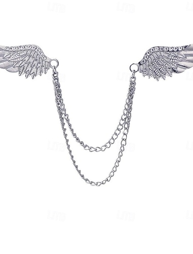  Herren 1 Stück Manschettenknöpfe Aleación Broschen Lässig Täglich Elegant Mode Silber Golden