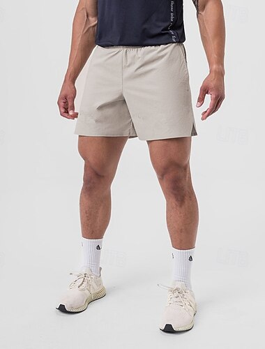  Męskie Spodenki do biegania Sportowe szorty Spodenki na siłownię Kieszeń Szorty Codzienny Na zewnątrz Sport Lato Wiosna Szybkie wysychanie Lekki Odprowadza wilgoć Trening w siłowni Na zewnątrz Obuwie