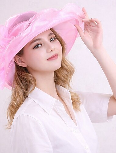  Elegant Derby Hut Kentucky Derby Hut Faszination Dame Kostüm Damen Derby Ascot Pferderennfestival Erwachsene Hut Frühling & Sommer