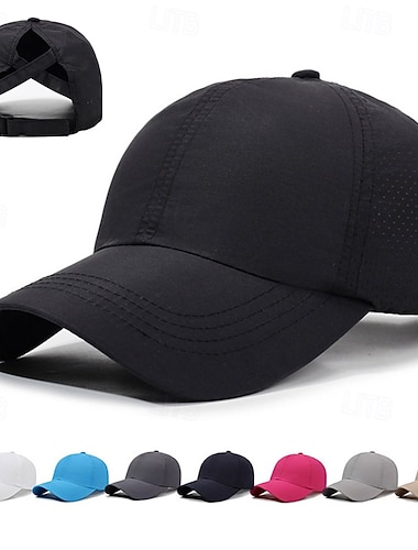  Czapka z daszkiem Kapelusz Czapka tenisowa Dla obu płci Czapka Czapka do biegania Solidne kolory Ochrona przed słońcem Odprowadza wilgoć Oddychający na Bransoletka tenisowa Bejsbol Pikle Lato Wiosna