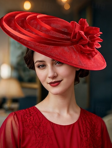  Fascinators Lin Mariage Anniversaire Élégant Mignon Avec Fleur Tulle Casque Couvre-chef