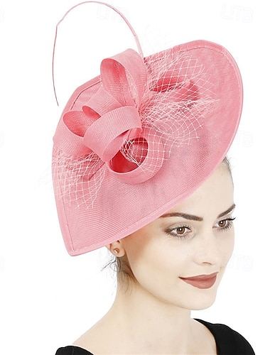  fascinators Pellava Häät Syntymäpäivä Tyylikäs Vintage söpö tyyli Kanssa Tylli Päähine Päähineet