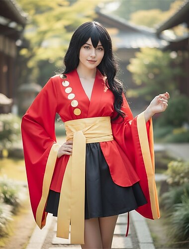  Oceaanavonturier Strohoedpiraat Anime Jurken Outfits Gemaskerd Bal Cosplay pakken Kimono Halloween Anime Expo Kostuum Voor Dames Volwassenen