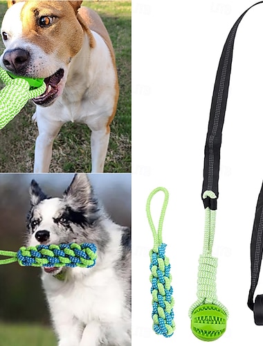  ulko- ja sisäkäyttöön tarkoitettu benji-ripustettava koiranlelu, interaktiivinen hinattava koiranlelu