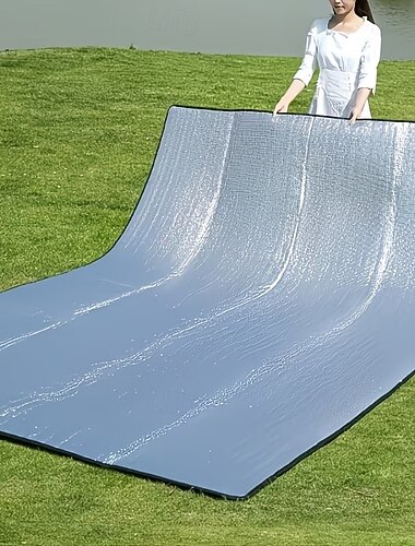  Extra große, wasserdichte Campingmatte, 240 cm x 240 cm, tragbar, faltbar, für Picknick, Zelt, Strand usw. &Parkmatte – feuchtigkeitsbeständig, für Camping, Picknick &Outdoor-Abenteuer unverzichtbar