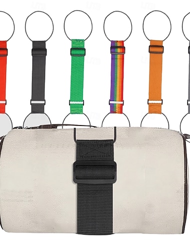  4 cinghie per bagagli resistenti e regolabili con chiusura di sicurezza per valigie, borse da viaggio e zaini, cinghie da viaggio affidabili sia per uomini che per donne, prevengono la perdita dei