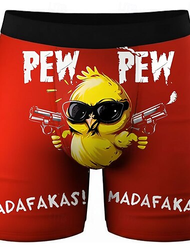  Herre Tegneserie Dama Morsom Slang Elastiske boksershortser Badeshorts Boxer badeshorts Morsom Avslappet Hjem Strandferie Elastisk midje Fukttransporterende Pustende undertøy Designer Klær