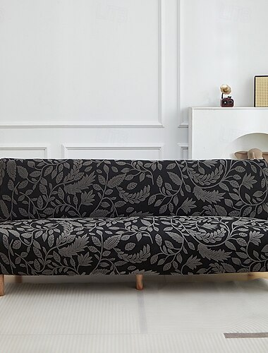  Jacquard-Samt-Sofabettbezug, hochelastisch, komplett abnehmbar, integrierter Sofaschutz für klappbare, armlose Schlafsofas, Wohnzimmer, Zuhause, vier Jahreszeiten