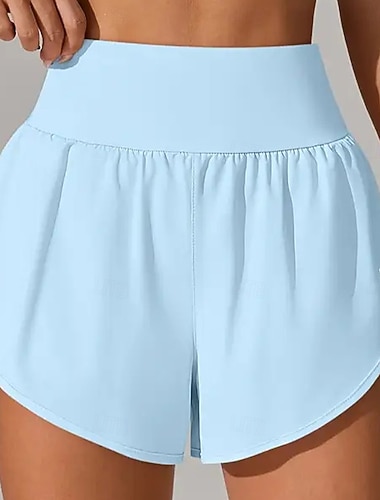  Dámské Atletické šortky Kraťasy Letní šortky Plážové šortky prázdniny Módní Běžné Denní Krátký Vysoký pas Vícevrstvé Elastický pas Rychleschnoucí Yumuşak Prodyšné Lehce elastické Streetwear Sporty a