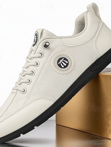  Herrsneakers i konstläder – bekväma och snygga för vardagsbruk, perfekta för avslappnade utflykter, sport och avslappnade helgaktiviteter