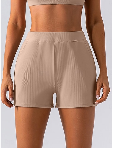  نسائي نشيط تشينوز شورتات العطلة أناقة الشارع كاجوال باختصار الخصر متوسط سهل جيب مرونة الخصر مريح متنفس قابل للبسط مناسب للبس اليومي الأماكن المفتوحة الجمنازيوم أبيض أزرق سماوي لوز الصيف الربيع عادي