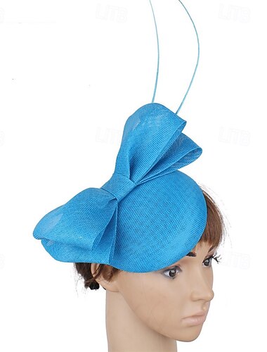  Fascinator Flachs Hochzeit Elegant Vintage Niedlich Mit Schleife Kopfschmuck Kopfbedeckung