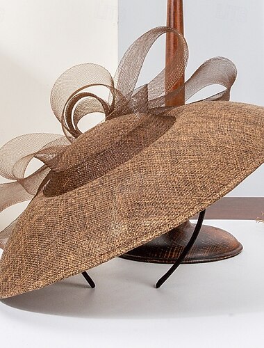  fascinators Polyesteri Bruiloft Verjaardag Elegant leuke Style Met Strik Tule Helm Hoofddeksels