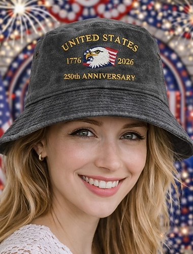  Unisex Baseballkappe zum 250. Jahrestag der Unabhängigkeit, tragbar, atmungsaktiv, für den täglichen Gebrauch im Freien, mit Stickerei und Flagge