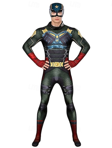  Aventure Super-héros Costumes Zentai Tenues Combinaisons Cosplay Costumes Thématiques de Films et TV for Unisexe Enfant Adulte Semaine du livre Halloween Performance Comic-Con