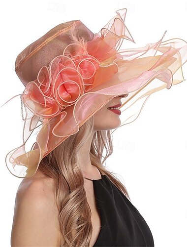  Derbyt Hattar Kyrkhatt Kentucky Derby Hat Gentledam Adelsdam Maskeradkläder Dam Derby Ascot Hästkapplöpningsfestival Vuxna Hatt Vår & sommar