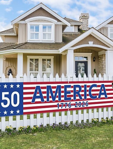  Bandiera celebrativa patriottica per il 250° anniversario degli Stati Uniti, ideale per il giorno dell'indipendenza e come decorazione per le festività.