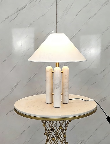  postmoderní světlo mramor látka stolní lampa kreativní umění b &b obývací pokoj ložnice stůl světlo pracovna kancelář pult spíž stolní lampa klub klub hotel recepce svítidlo