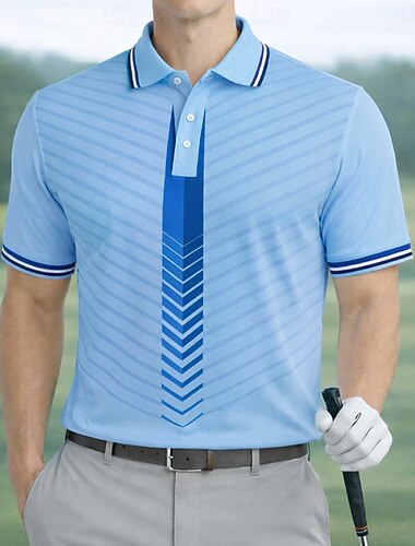  男性用 ゴルフ スポーツポロシャツ 半袖 ポロシャツ 襟付きシャツ カジュアル アスレイジャー ボタン 春夏 ブルー ブラック ホワイト