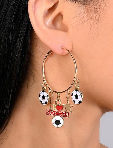  Verdensfotballkamp 2026 Ører Fotball Voksne Unisex Avslappet Fest Hverdag Kle deg opp