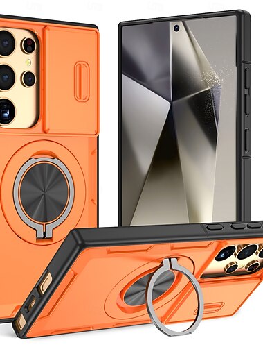  telefoon hoesje Voor Samsung Galaxy S25 S24 S23 S22 Ultra A16 A15 A14 Achterkant met standaard Schokbestendig TPU