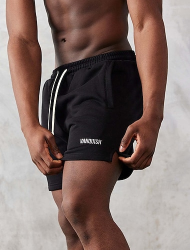  Herre Løpeshorts Atletiske shorts Gymshorts Snorer Lomme Shorts Avslappet Daglig utendørs Sommer Vår Hurtigtørkende Lettvekt Fukttransport Treningsøkt Utendørs Treningsklær Normal Sports Sportsklær