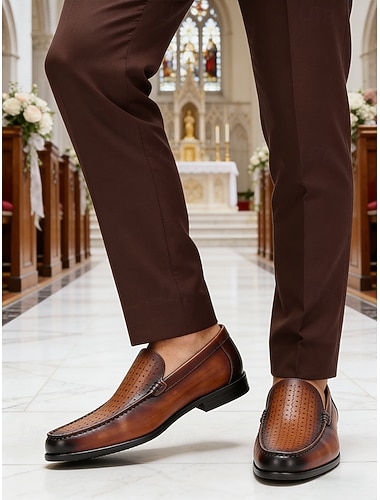  Herresko i oxfordskinn – elegante og stilige til bryllup, formelle arrangementer og spesielle anledninger, perfekt for brudgom og gjester