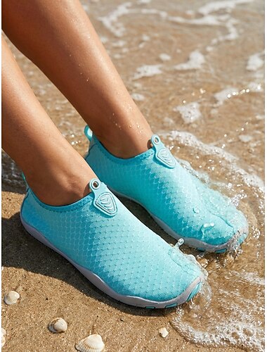  Chaussures aquatiques bleues imperméables pour femmes, à séchage rapide, respirantes, légères et antidérapantes, idéales pour la randonnée, la plage, le surf et les excursions en rivière. &aventures
