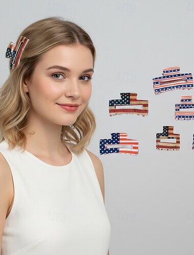  250e jubileum VS Haaraccessoires Casual Volwassenen Dames Onafhankelijkheidsdag Festival Aankleden